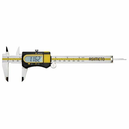 ASIMETO 0-8 /200mm Asimeto Digital Caliper With Thumbwheel 7307085